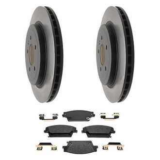 ACDelco® - Silver™ Rear Brake Kit with Semi-Metallic Pads