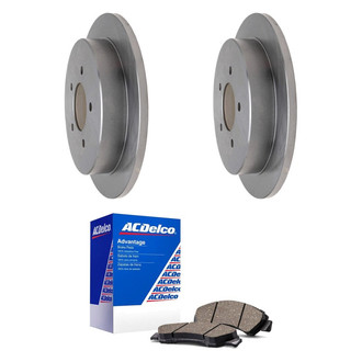 ACDelco® BNDL-31001553 - Silver™ Rear Brake Kit with Ceramic Pads