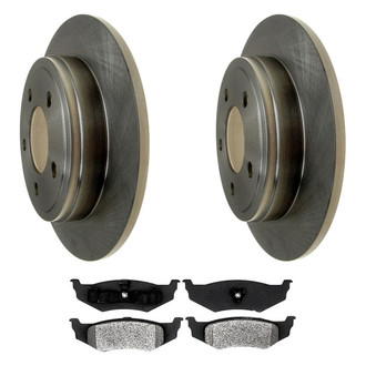 ACDelco® - Silver™ Rear Brake Kit with Semi-Metallic Pads