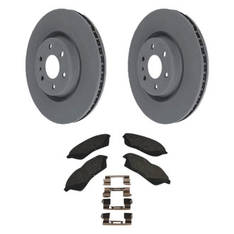 ACDelco® - GM Genuine Parts™ Plain Front Brake Kit with Semi-Metallic Pads