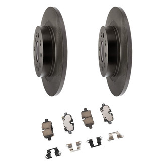 ACDelco® - Silver™ Rear Brake Kit with Semi-Metallic Pads