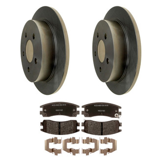 ACDelco® - Silver™ Rear Brake Kit with Ceramic Pads