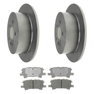 ACDelco® - Silver™ Rear Brake Kit with Semi-Metallic Pads