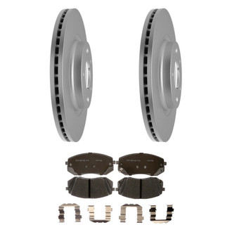 ACDelco® - Silver™ Front Brake Kit with Ceramic Pads