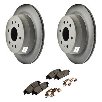 ACDelco® - GM Genuine Parts™ Plain Rear Brake Kit with Semi-Metallic Pads