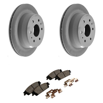 ACDelco® - GM Genuine Parts™ Plain Rear Brake Kit with Semi-Metallic Pads