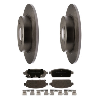 ACDelco® - Silver™ Rear Brake Kit with Ceramic Pads
