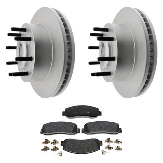 ACDelco® - Silver™ Front Brake Kit with Semi-Metallic Pads