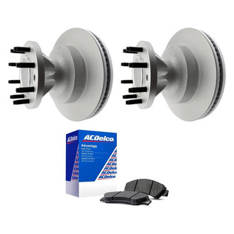 ACDelco® - Silver™ Front Brake Kit with Semi-Metallic Pads