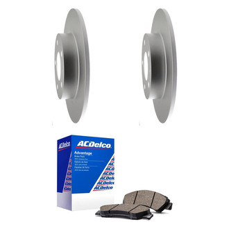ACDelco® BNDL-31001760 - Silver™ Rear Brake Kit with Ceramic Pads