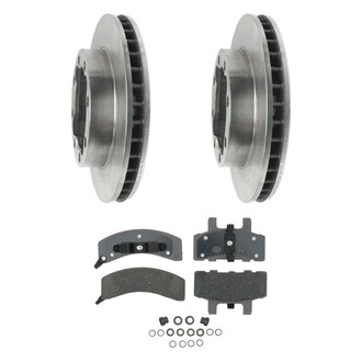 ACDelco® - Silver™ 1-Piece Plain Brake Kit with Ceramic Brake Pads