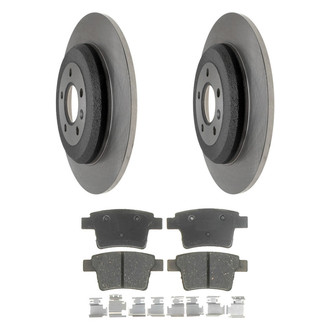 ACDelco® - Silver™ Rear Brake Kit with Ceramic Pads