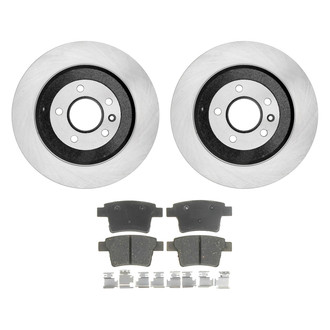 ACDelco® - Silver™ Rear Brake Kit with Ceramic Pads
