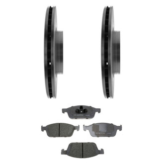ACDelco® - Silver™ Front Brake Kit with Ceramic Pads