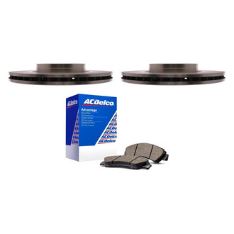 ACDelco® - Silver™ Front Brake Kit with Ceramic Pads