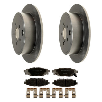 ACDelco® - Silver™ Rear Brake Kit with Ceramic Pads
