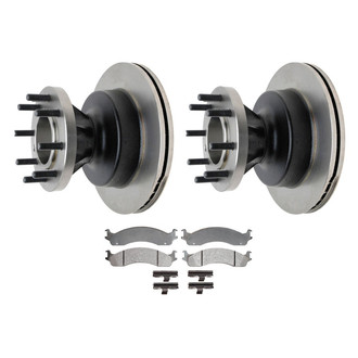 ACDelco® - Silver™ Front Brake Kit with Ceramic Pads