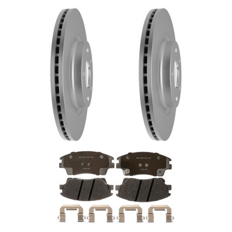 ACDelco® - Silver™ Front Brake Kit with Ceramic Pads