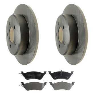 ACDelco® - Silver™ Rear Brake Kit with Semi-Metallic Pads