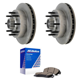 ACDelco® - Silver™ Front Brake Kit with Ceramic Pads