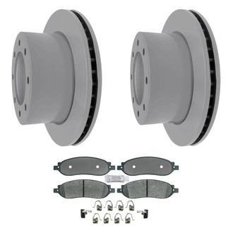 ACDelco® - Silver™ Rear Brake Kit with Semi-Metallic Pads