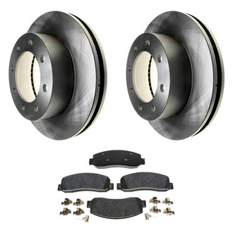 ACDelco® - Silver™ Front Brake Kit with Semi-Metallic Pads