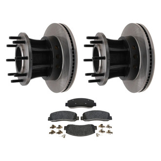 ACDelco® - Silver™ Front Brake Kit with Semi-Metallic Pads