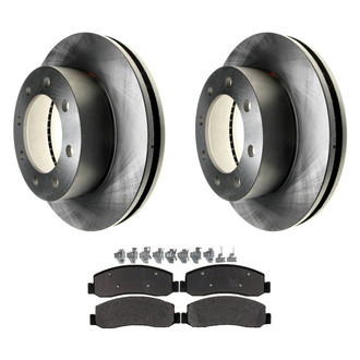 ACDelco® - Silver™ Front Brake Kit with Semi-Metallic Pads