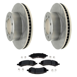 ACDelco® - Silver™ Front Brake Kit with Semi-Metallic Pads