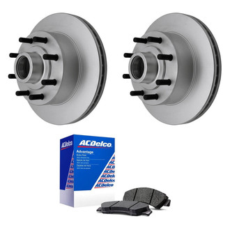 ACDelco® - Silver™ Front Brake Kit with Semi-Metallic Pads