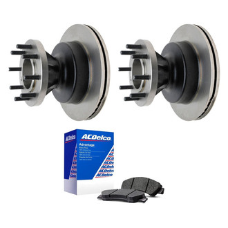 ACDelco® - Silver™ Front Brake Kit with Semi-Metallic Pads