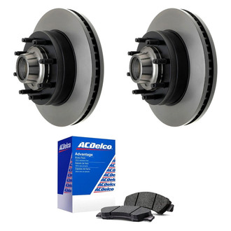 ACDelco® - Silver™ Front Brake Kit with Semi-Metallic Pads