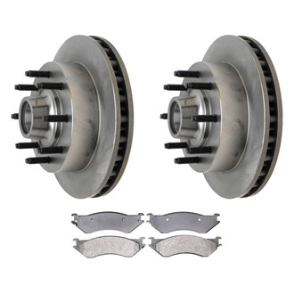 ACDelco® - Silver™ Front Brake Kit with Semi-Metallic Pads