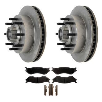 ACDelco® - Silver™ Front Brake Kit with Semi-Metallic Pads