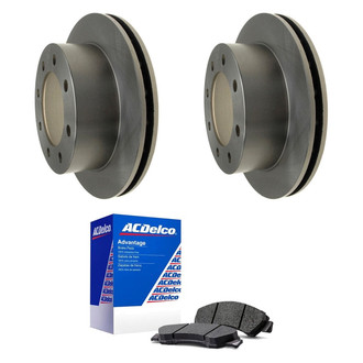 ACDelco® - Silver™ Rear Brake Kit with Semi-Metallic Pads