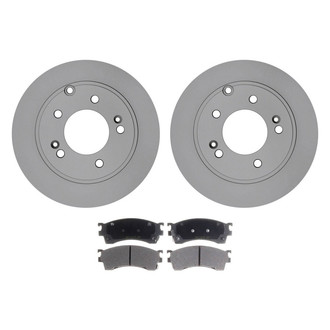 ACDelco® - Silver™ Rear Brake Kit with Ceramic Pads