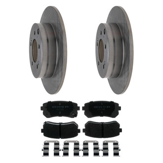 ACDelco® - Silver™ Rear Brake Kit with Ceramic Pads