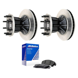ACDelco® - Silver™ Front Brake Kit with Semi-Metallic Pads