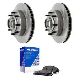 ACDelco® - Silver™ Front Brake Kit with Semi-Metallic Pads