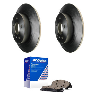 ACDelco® - Silver™ Rear Brake Kit with Ceramic Pads