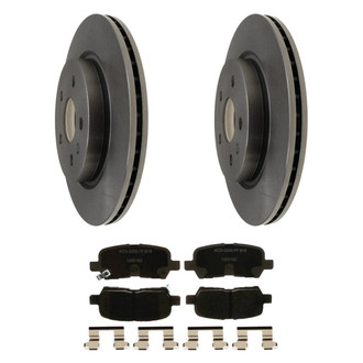 ACDelco® - Silver™ Rear Brake Kit with Ceramic Pads