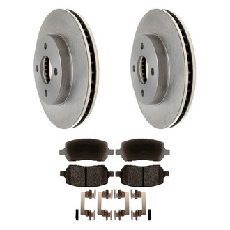 ACDelco® - Silver™ Front Brake Kit with Ceramic Pads