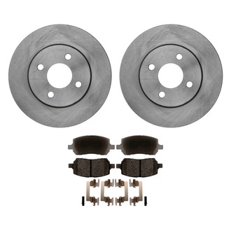 ACDelco® - Silver™ Front Brake Kit with Ceramic Pads