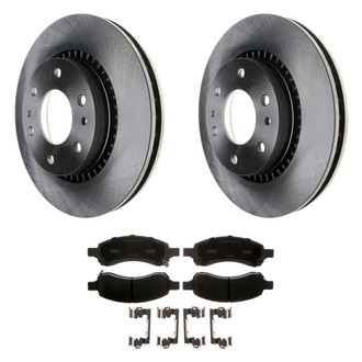 ACDelco® - Silver™ Front Brake Kit with Ceramic Pads