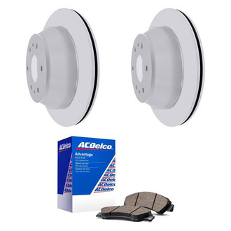 ACDelco® - Silver™ Rear Brake Kit with Ceramic Pads