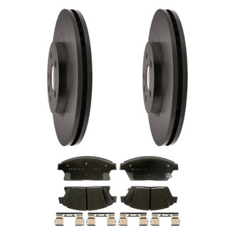 ACDelco® - Silver™ Front Brake Kit with Ceramic Pads