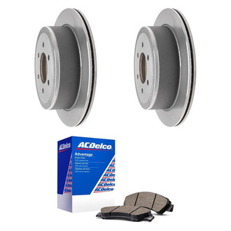 ACDelco® - Silver™ Rear Brake Kit with Ceramic Pads