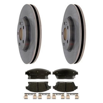 ACDelco® - Silver™ Front Brake Kit with Ceramic Pads