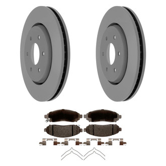 ACDelco® - Silver™ Front Brake Kit with Ceramic Pads