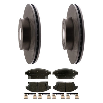 ACDelco® - Silver™ Front Brake Kit with Ceramic Pads